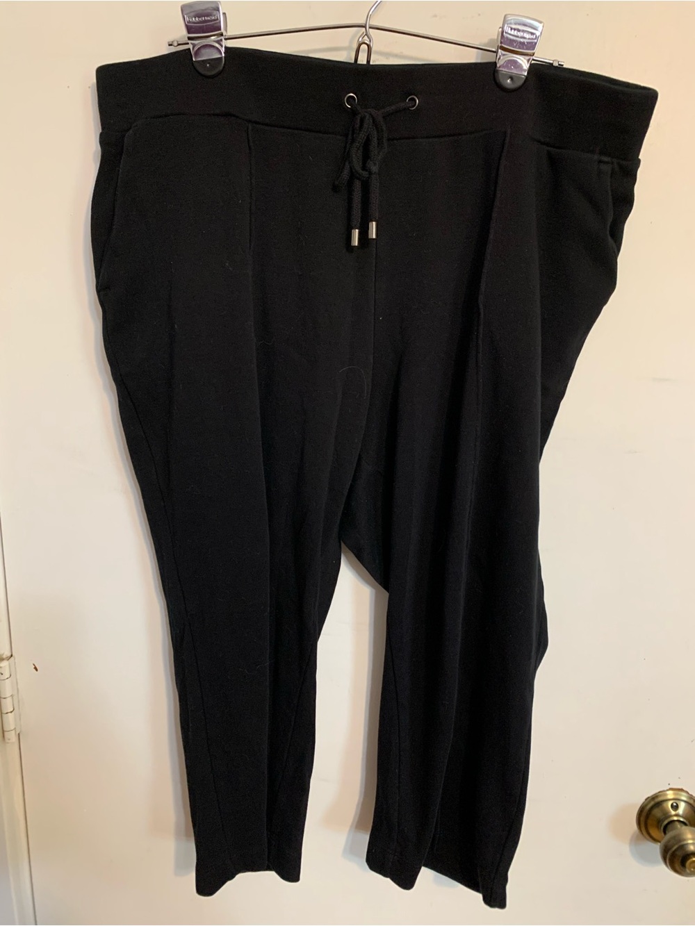 Women’s Black Capri jogger pants size XL